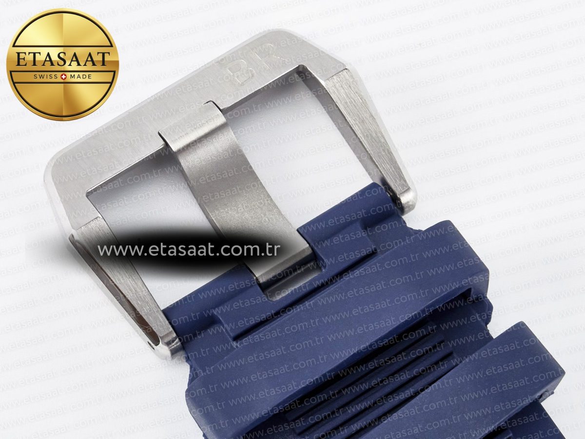 BR03-92 Diver BRF 1:1 Best Edition Blue Dial on Blue Rubber Strap A2824 - Görsel 22
