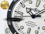BR03-92 Diver BRF 1:1 Best Edition White Dial on Black Rubber Strap A2824 - Görsel 12