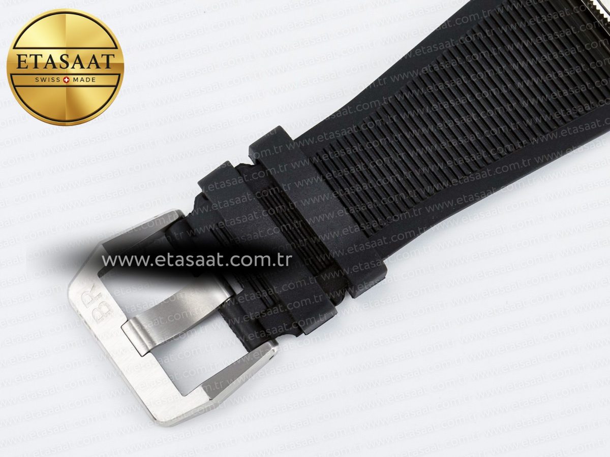 BR03-92 Diver BRF 1:1 Best Edition White Dial on Black Rubber Strap A2824 - Görsel 19