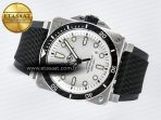 BR03-92 Diver BRF 1:1 Best Edition White Dial on Black Rubber Strap A2824 - Görsel 9