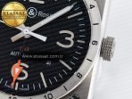 BR03-93 GMT BRF 1:1 Best Edition Black Dial on Black Leather Strap A2824 - Görsel 11