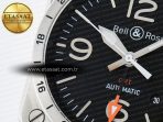 BR03-93 GMT BRF 1:1 Best Edition Black Dial on Black Leather Strap A2824 - Görsel 12