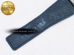 BR03-93 GMT BRF 1:1 Best Edition Blue Dial on Blue Leather Strap A2824 - Görsel 17