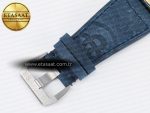 BR03-93 GMT BRF 1:1 Best Edition Blue Dial on Blue Leather Strap A2824 - Görsel 18