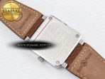 BR03-93 GMT BRF 1:1 Best Edition White Dial on Brown Leather Strap A2824 - Görsel 17