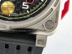 Bell Ross BR03-94  Black Rubber Strap A7750 - Görsel 14