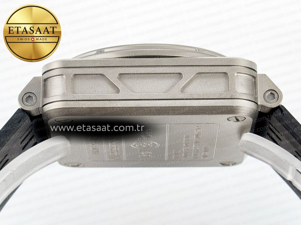 Bell Ross BR03-94  Black Rubber Strap A7750 - Görsel 15
