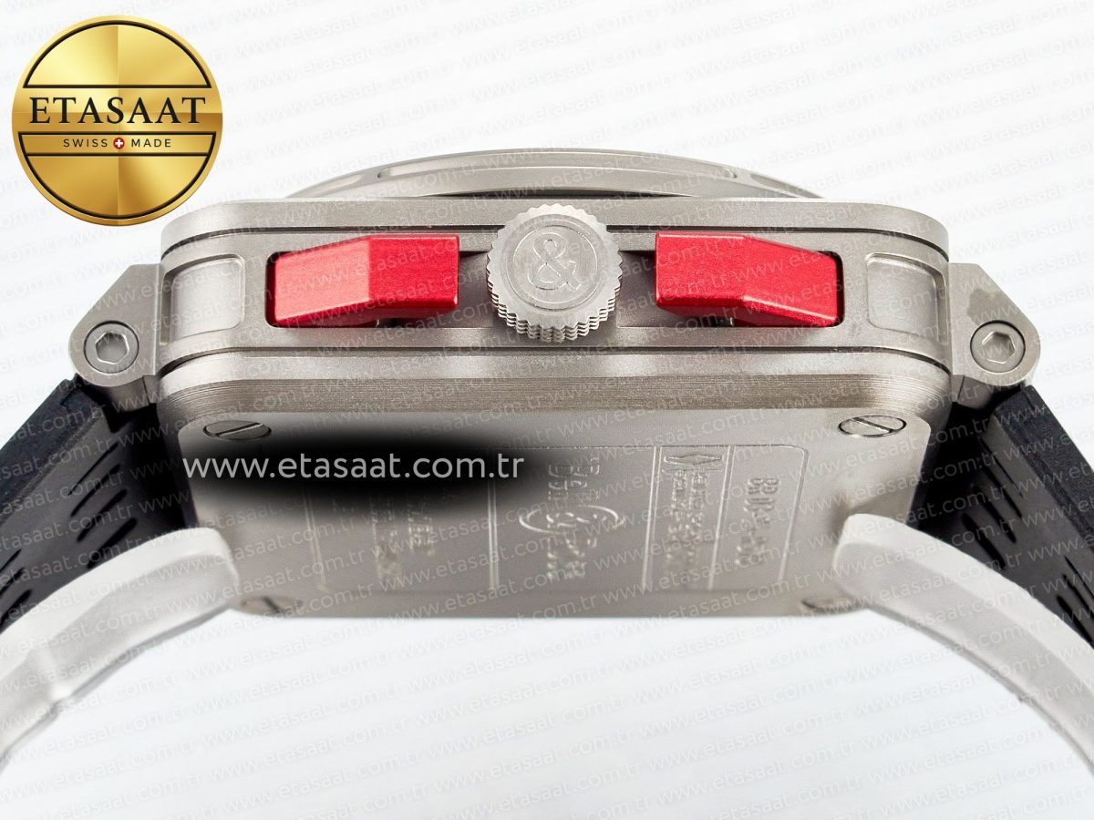 Bell Ross BR03-94  Black Rubber Strap A7750 - Görsel 16
