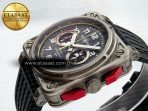 Bell Ross BR03-94  Black Rubber Strap A7750 - Görsel 6