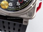 BR03-94 Instruments BRF 1:1 Best Edition Black Carbon Dial on Black Hollow Rubber Strap A2824 - Görsel 14