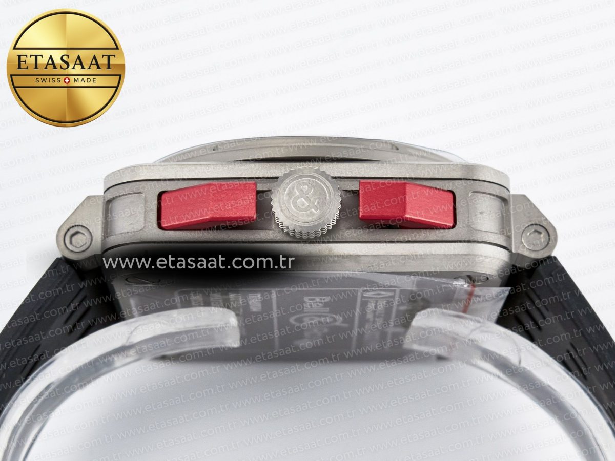 BR03-94 Instruments BRF 1:1 Best Edition Black Carbon Dial on Black Hollow Rubber Strap A2824 - Görsel 16