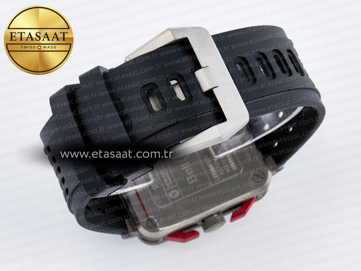 BR03-94 Instruments BRF 1:1 Best Edition Black Carbon Dial on Black Hollow Rubber Strap A2824 - Görsel 17