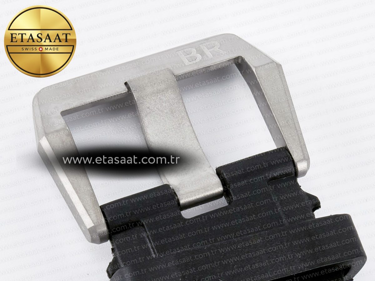 BR03-94 Instruments BRF 1:1 Best Edition Black Carbon Dial on Black Hollow Rubber Strap A2824 - Görsel 22