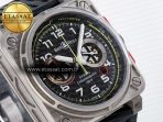BR03-94 Instruments BRF 1:1 Best Edition Black Carbon Dial on Black Hollow Rubber Strap A2824 - Görsel 5
