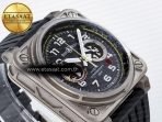 BR03-94 Instruments BRF 1:1 Best Edition Black Carbon Dial on Black Hollow Rubber Strap A2824 - Görsel 7