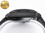 BR03 Diver BRF 1:1 Best Edition Black Dial on Black Rubber Strap A2824 - Görsel 13