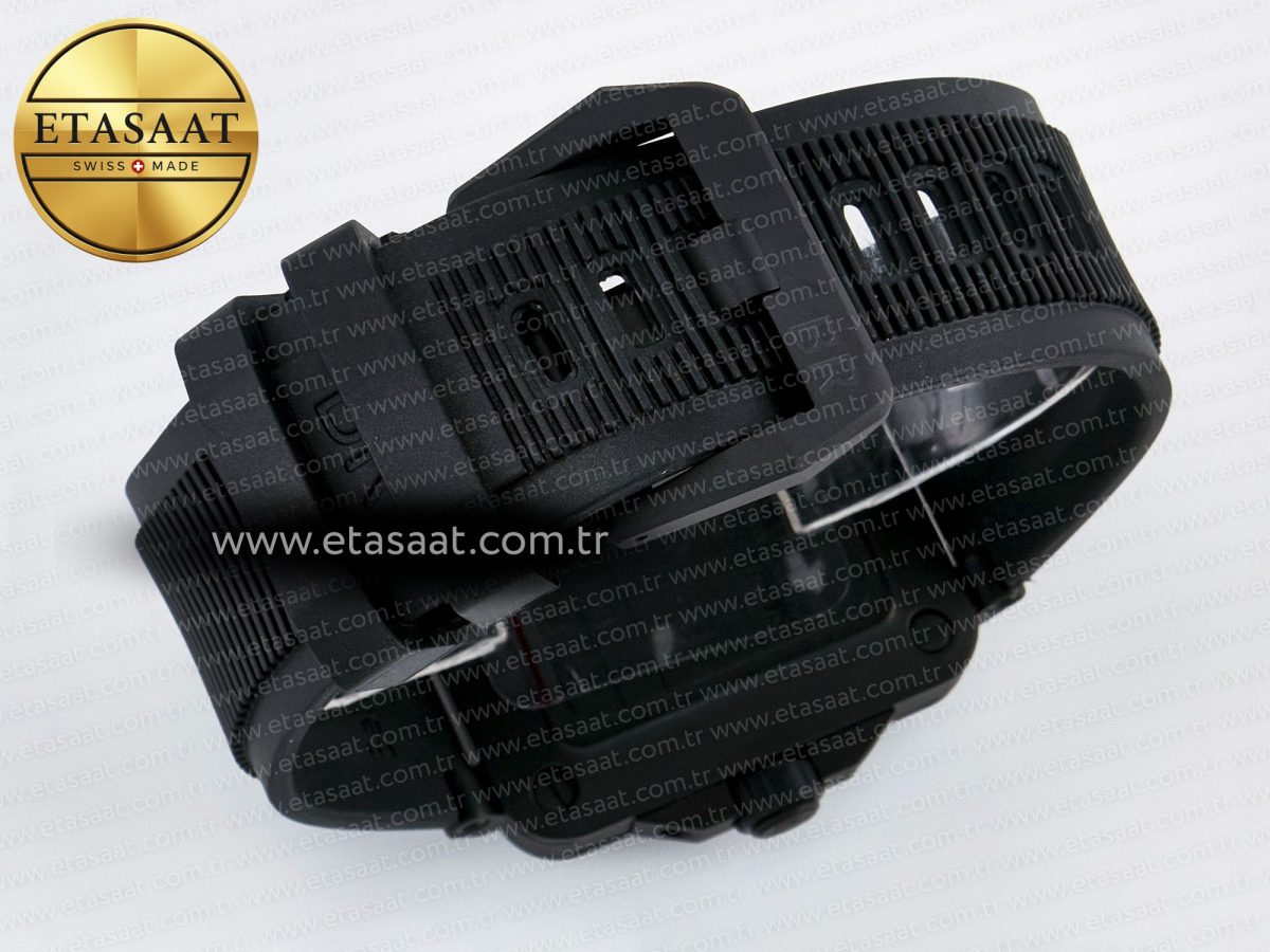 BR03 Diver BRF 1:1 Best Edition Black Dial on Black Rubber Strap A2824 - Görsel 15