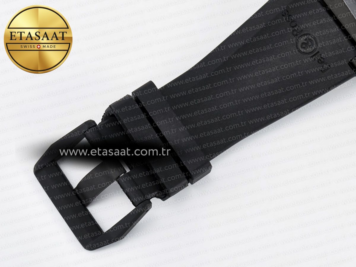 BR03 Diver BRF 1:1 Best Edition Black Dial on Black Rubber Strap A2824 - Görsel 18