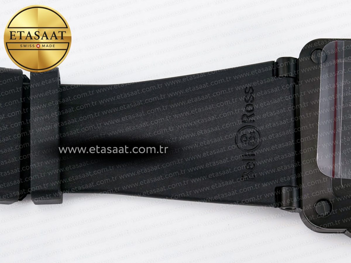 BR03 Diver BRF 1:1 Best Edition Black Dial on Black Rubber Strap A2824 - Görsel 22