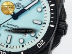 BR03 Diver BRF 1:1 Best Edition Pale Blue Dial on Black Rubber Strap A2824 - Görsel 11