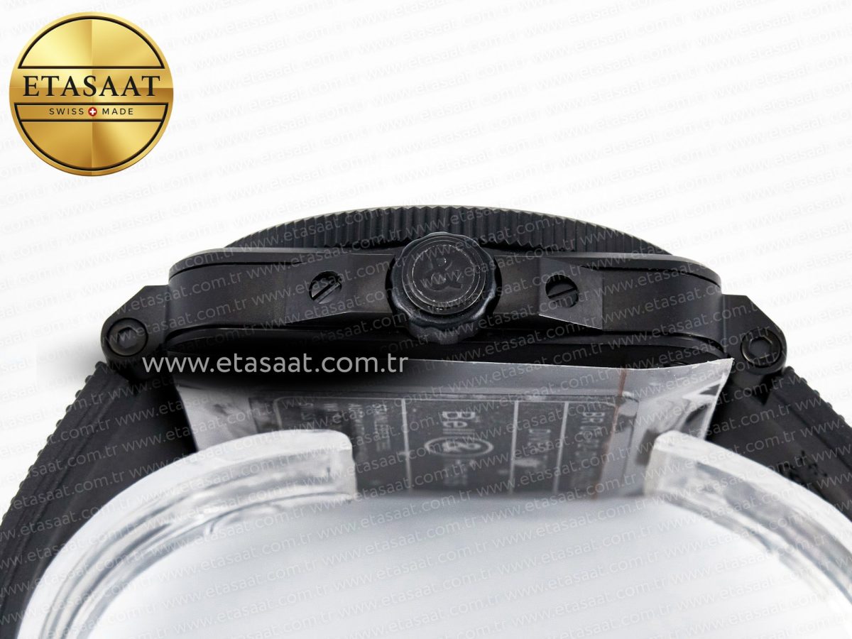 BR03 Diver BRF 1:1 Best Edition Pale Blue Dial on Black Rubber Strap A2824 - Görsel 15