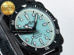 BR03 Diver BRF 1:1 Best Edition Pale Blue Dial on Black Rubber Strap A2824 - Görsel 5