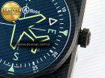 BR03A Instruments BRF 1:1 Best Edition Black Dial on Black Rubber Strap A2824 - Görsel 11