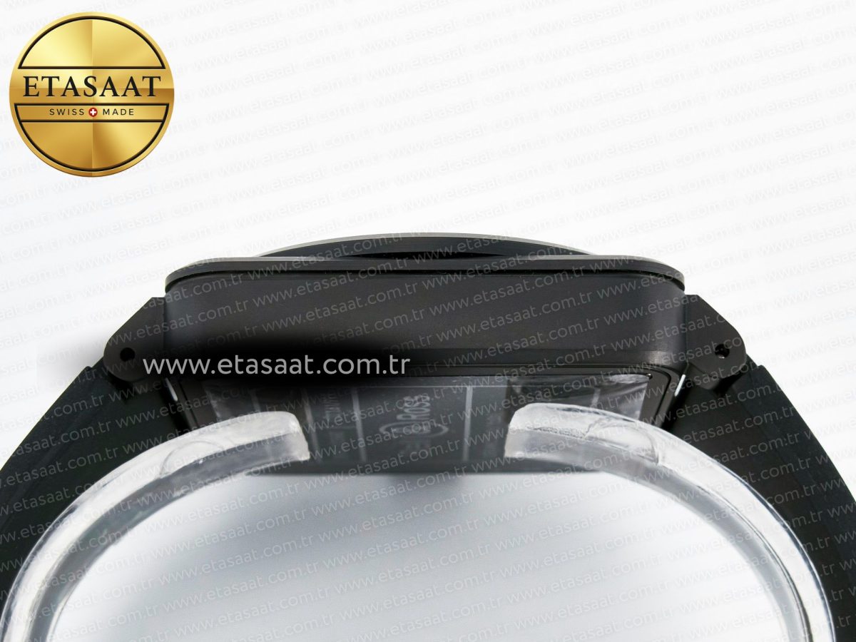 BR03A Instruments BRF 1:1 Best Edition Black Dial on Black Rubber Strap A2824 - Görsel 13