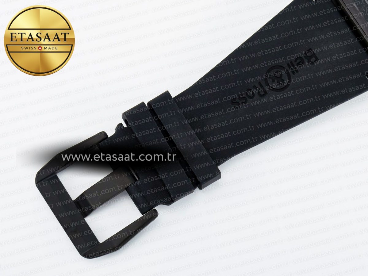 BR03A Instruments BRF 1:1 Best Edition Black Dial on Black Rubber Strap A2824 - Görsel 19