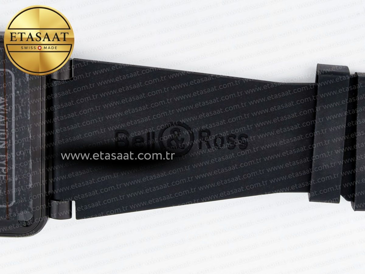 BR03A Instruments BRF 1:1 Best Edition Black Dial on Black Rubber Strap A2824 - Görsel 22