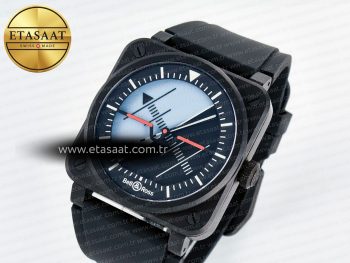 BR03A Instruments BRF 1:1 Best Edition Blue/Black Dial on Black Rubber Strap A2824