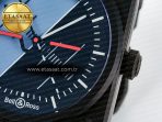 BR03A Instruments BRF 1:1 Best Edition Blue/Black Dial on Black Rubber Strap A2824 - Görsel 11
