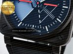 BR03A Instruments BRF 1:1 Best Edition Blue/Black Dial on Black Rubber Strap A2824 - Görsel 12
