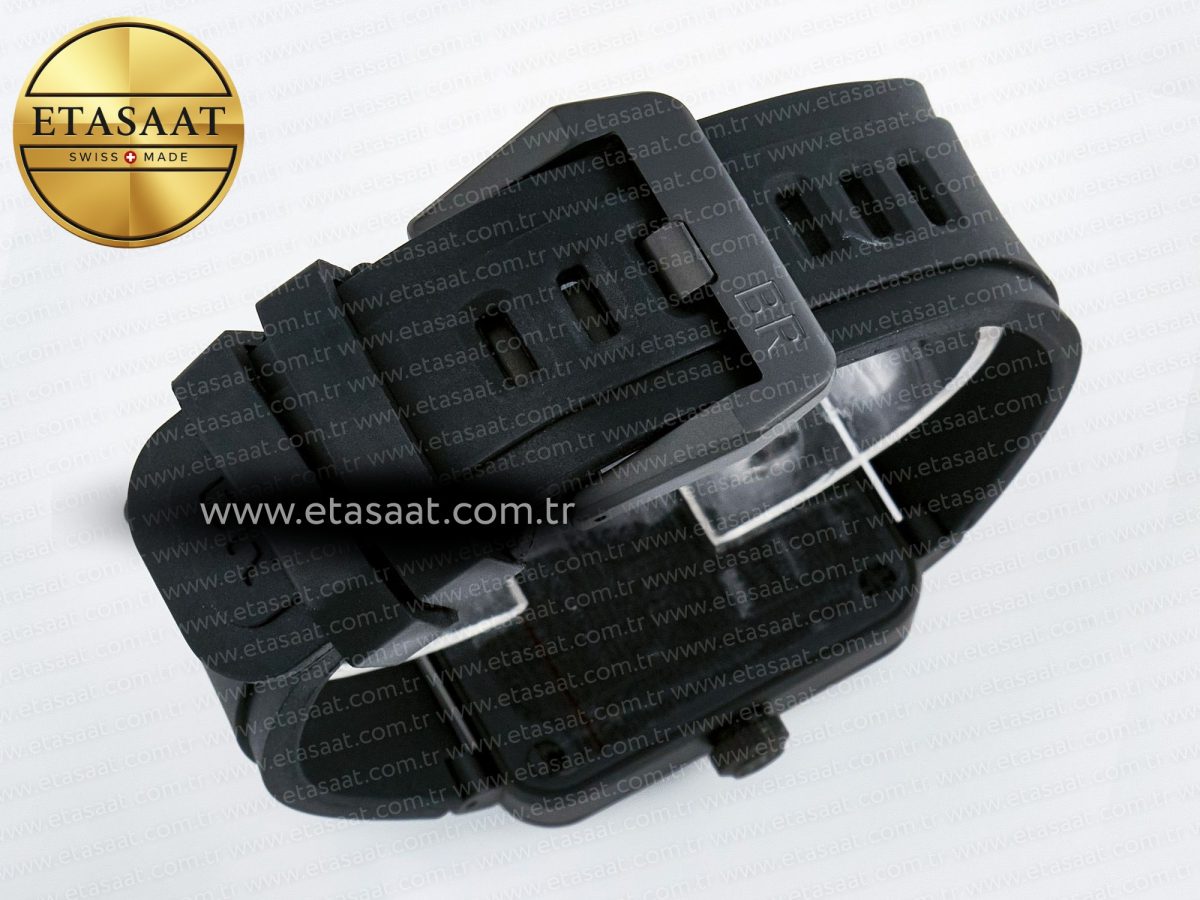 BR03A Instruments BRF 1:1 Best Edition Blue/Black Dial on Black Rubber Strap A2824 - Görsel 15