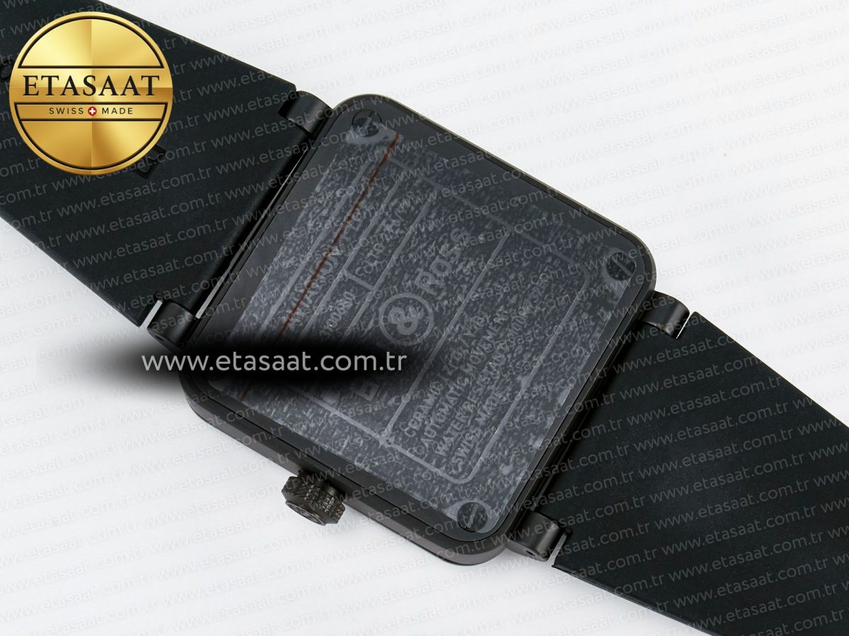 BR03A Instruments BRF 1:1 Best Edition Blue/Black Dial on Black Rubber Strap A2824 - Görsel 16