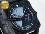 BR03A Instruments BRF 1:1 Best Edition Blue/Black Dial on Black Rubber Strap A2824 - Görsel 5