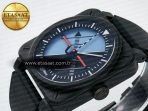 BR03A Instruments BRF 1:1 Best Edition Blue/Black Dial on Black Rubber Strap A2824 - Görsel 6