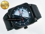 BR03A Instruments BRF 1:1 Best Edition Blue/Black Dial on Black Rubber Strap A2824 - Görsel 8