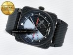 BR03A Instruments BRF 1:1 Best Edition Blue/Black Dial on Black Rubber Strap A2824 - Görsel 9