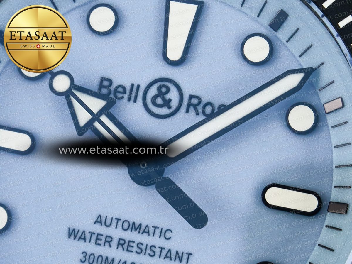 BR03A Instruments BRF 1:1 Best Edition Blue Dial on Black Rubber Strap A2824 - Görsel 10