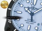 BR03A Instruments BRF 1:1 Best Edition Blue Dial on Black Rubber Strap A2824 - Görsel 12
