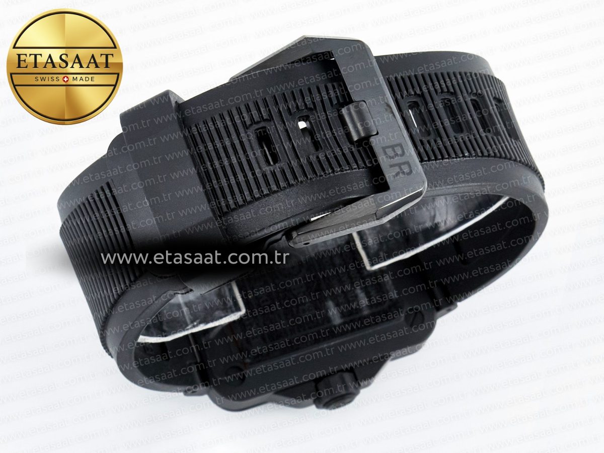 BR03A Instruments BRF 1:1 Best Edition Blue Dial on Black Rubber Strap A2824 - Görsel 16