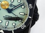 BR03A Instruments BRF 1:1 Best Edition Pale Green Dial on Black Rubber Strap A2824 - Görsel 11