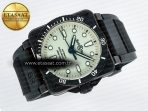 BR03A Instruments BRF 1:1 Best Edition Pale Green Dial on Black Rubber Strap A2824 - Görsel 8