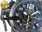 Chronofighter Superlight JKF 1:1 Best Edition on Blue Rubber Strap A7750 - Görsel 11