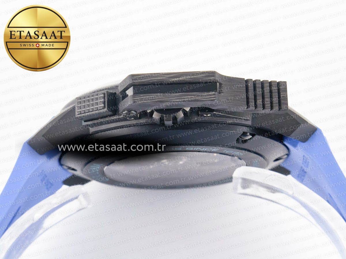 Chronofighter Superlight JKF 1:1 Best Edition on Blue Rubber Strap A7750 - Görsel 16