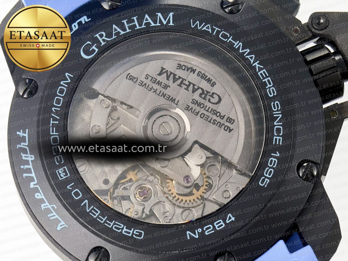 Chronofighter Superlight JKF 1:1 Best Edition on Blue Rubber Strap A7750 - Görsel 21