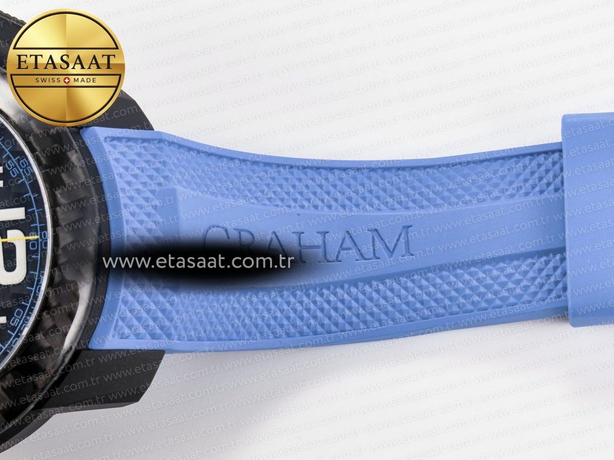 Chronofighter Superlight JKF 1:1 Best Edition on Blue Rubber Strap A7750 - Görsel 25
