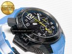 Chronofighter Superlight JKF 1:1 Best Edition on Blue Rubber Strap A7750 - Görsel 7