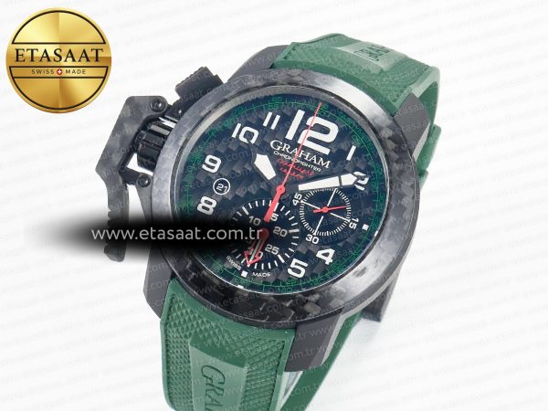 Chronofighter Superlight JKF 1:1 Best Edition on Green Rubber Strap A7750